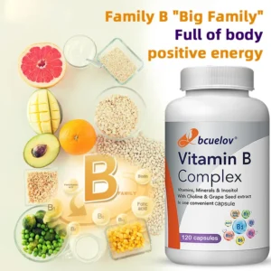 Vitamin B Complex Capsules – 120 Count