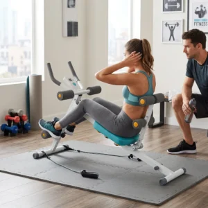 Adjustable Home Gym Ab Workout Trainer with LCD Display